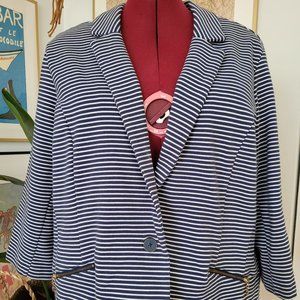 REITMANS Women’s Blazer Navy Stripe Size 16